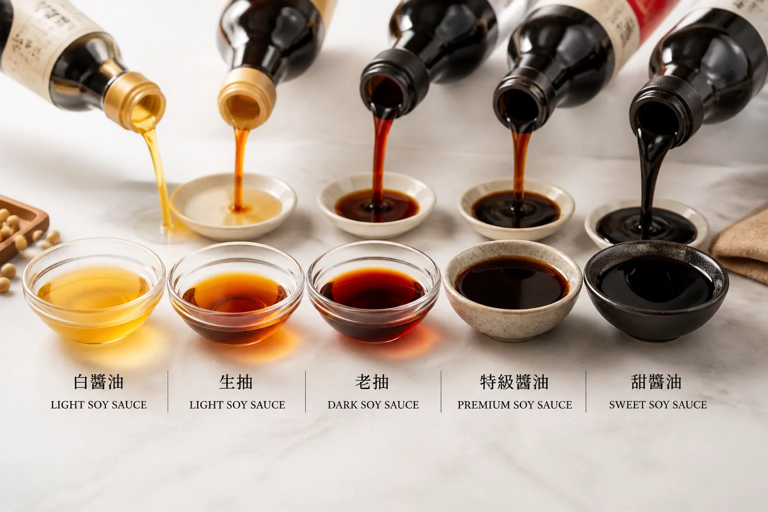 酱油的种类与用法